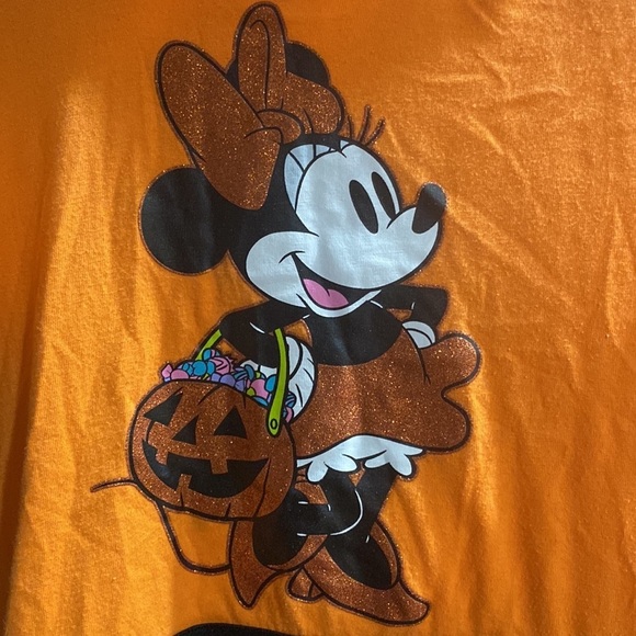 Disney Minnie Mouse Girls Halloween Dress size 7/8 with Minnie Mouse Ears Hood - Picture 2 of 9